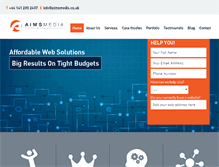 Tablet Screenshot of aimsmedia.co.uk